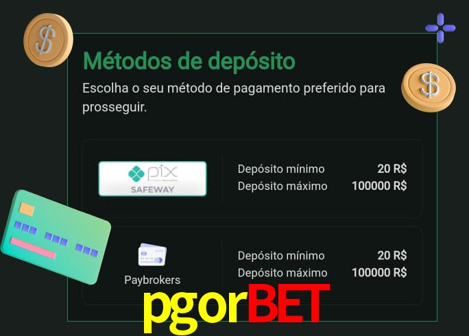 O cassino pgorbet oferece uma grande variedade de métodos de pagamento